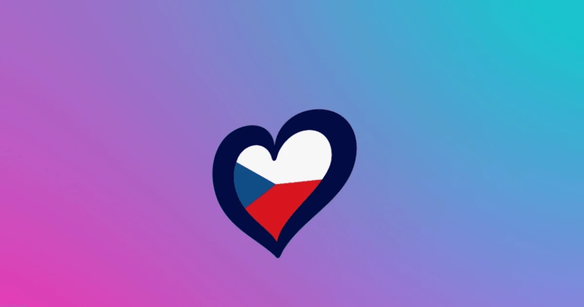 Логотип «Євробачення» поряд із чеським прапором (ілюстративне фото)